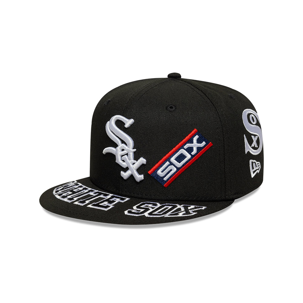 GORRA 59FIFTY CHICAGO WHITE SOX IMG MLB ALL OVER NEGRO - 1