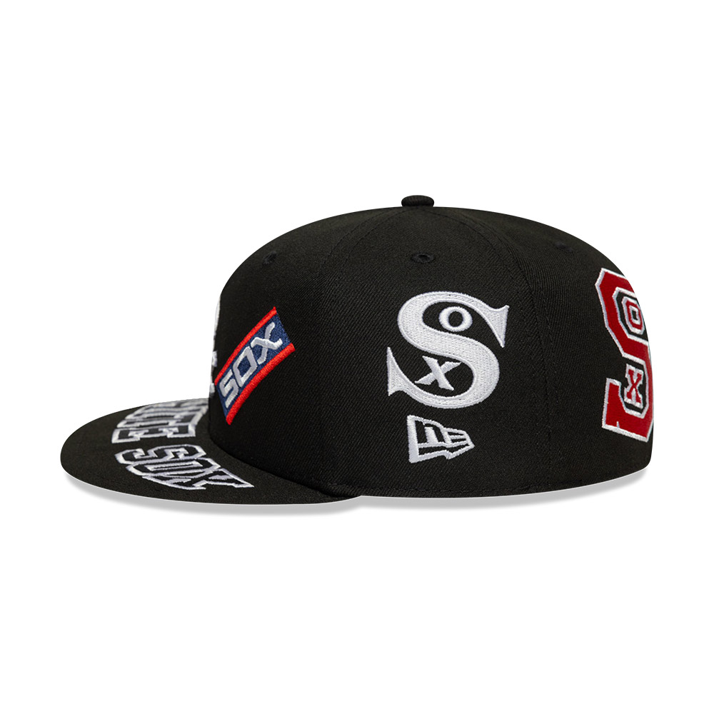 GORRA 59FIFTY CHICAGO WHITE SOX IMG MLB ALL OVER NEGRO - 5