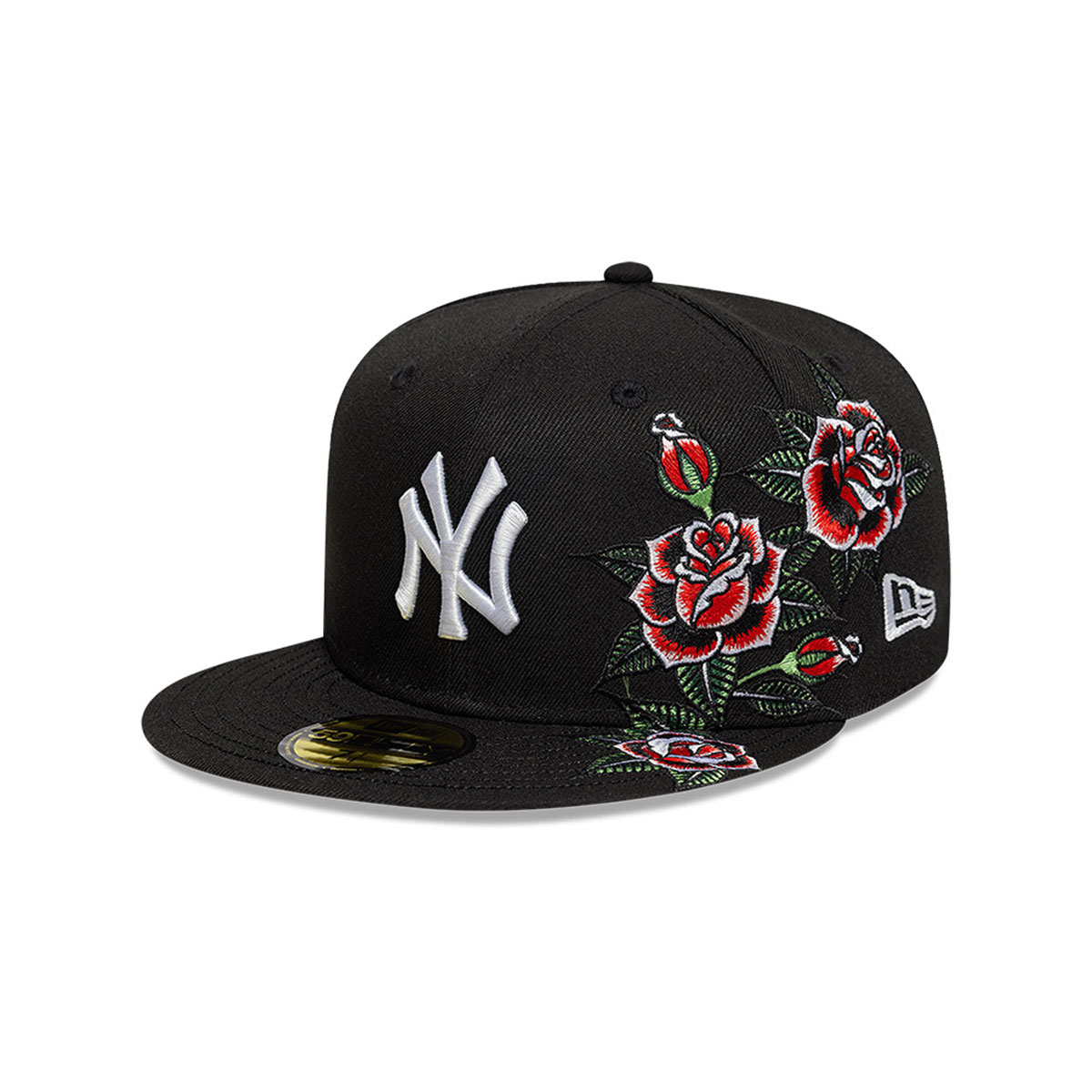GORRA 59FIFTY MLB NEW YORK YANKEES FLORAL BLACK - 1