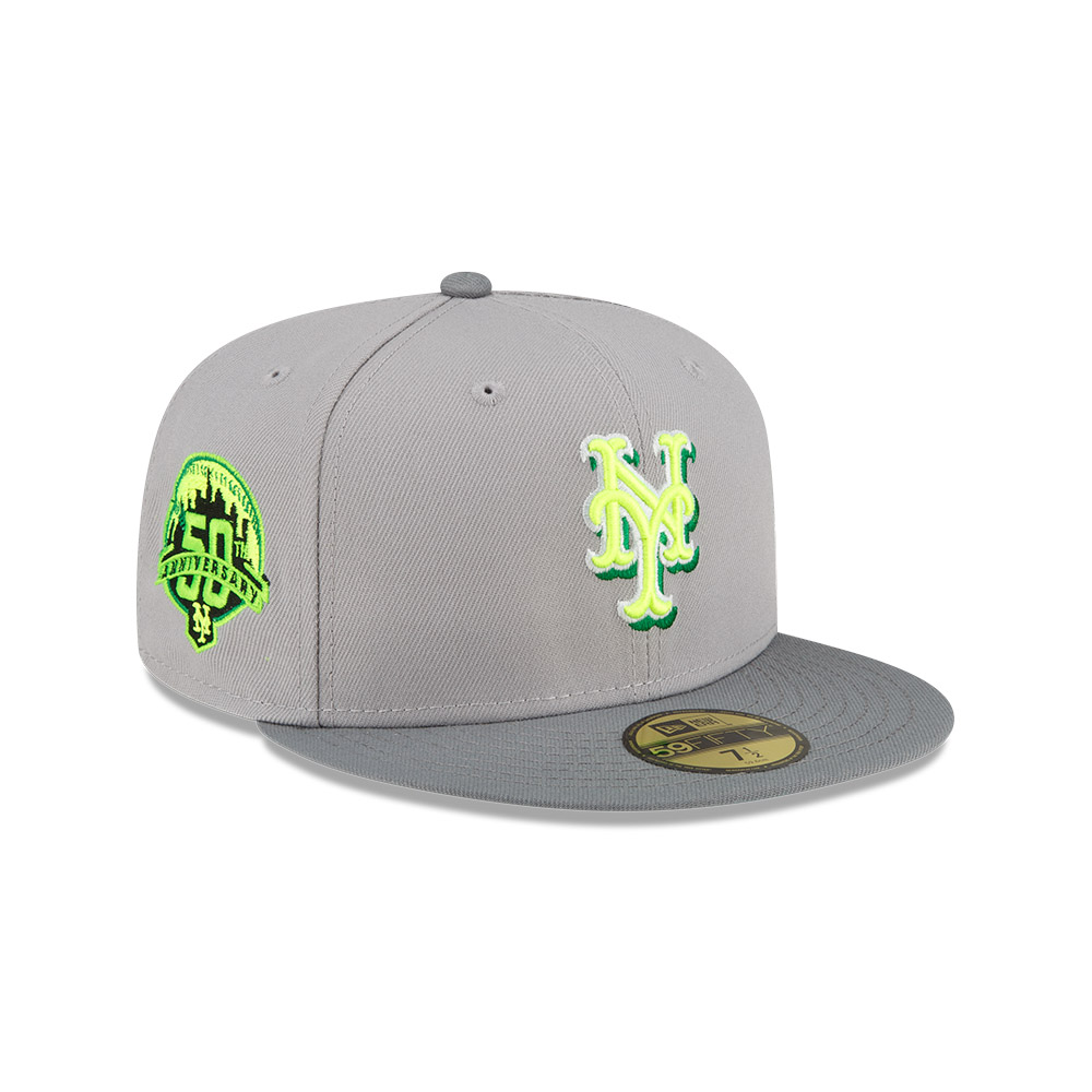 GORRA 59FIFTY MLB NEW YORK METS GRIS - 2
