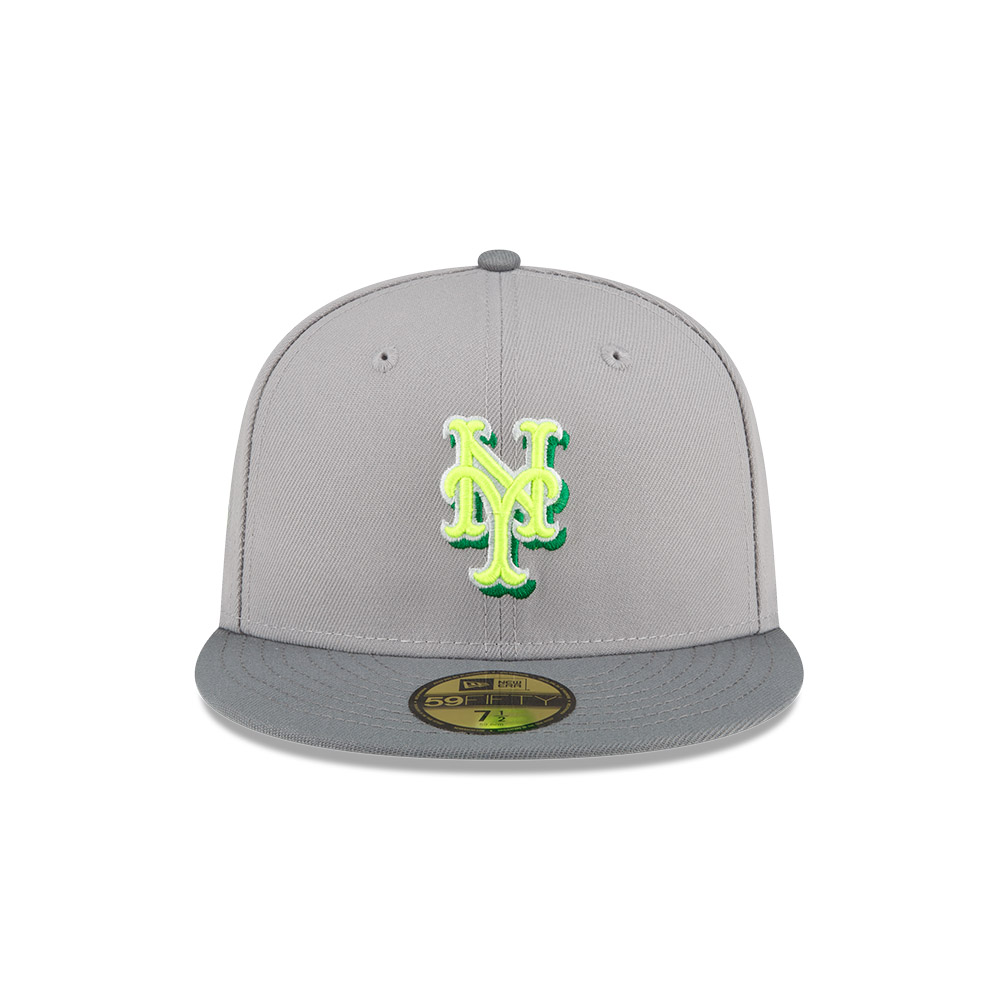 GORRA 59FIFTY MLB NEW YORK METS GRIS - 3