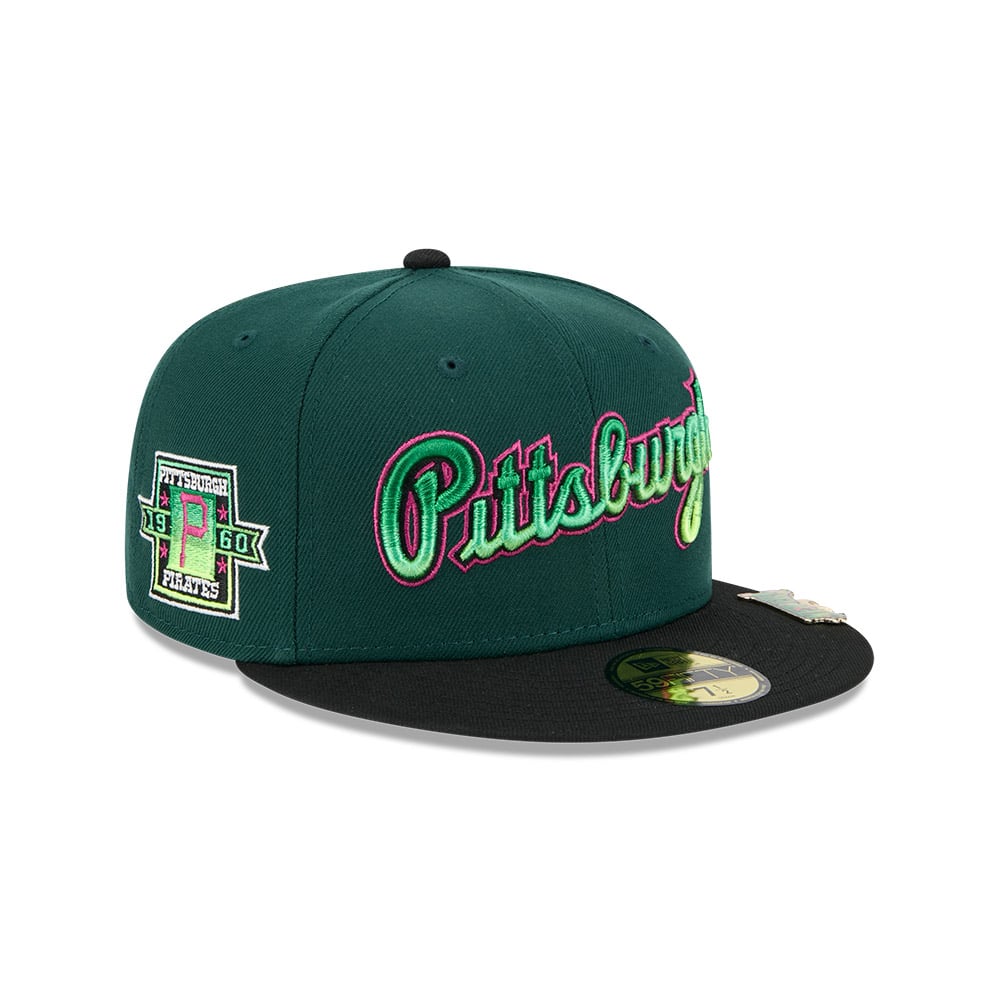 GORRA 59FIFTY MLB PITTSBURGH PIRATES NA ECOM EXCLUSIVE VERDE - 1
