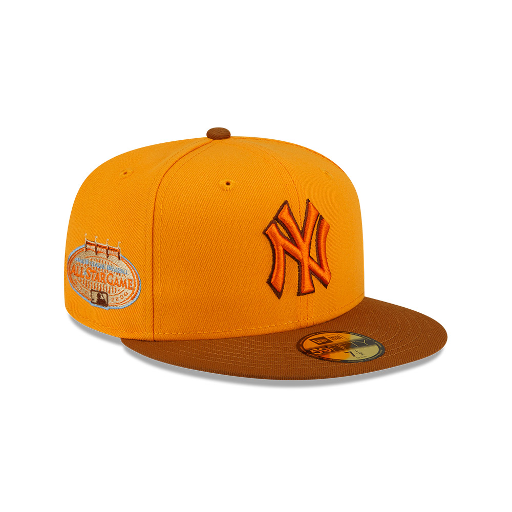 GORRA 59FIFTY MLB NEW YORK YANKEES PROPERTIES NARANJA - 2