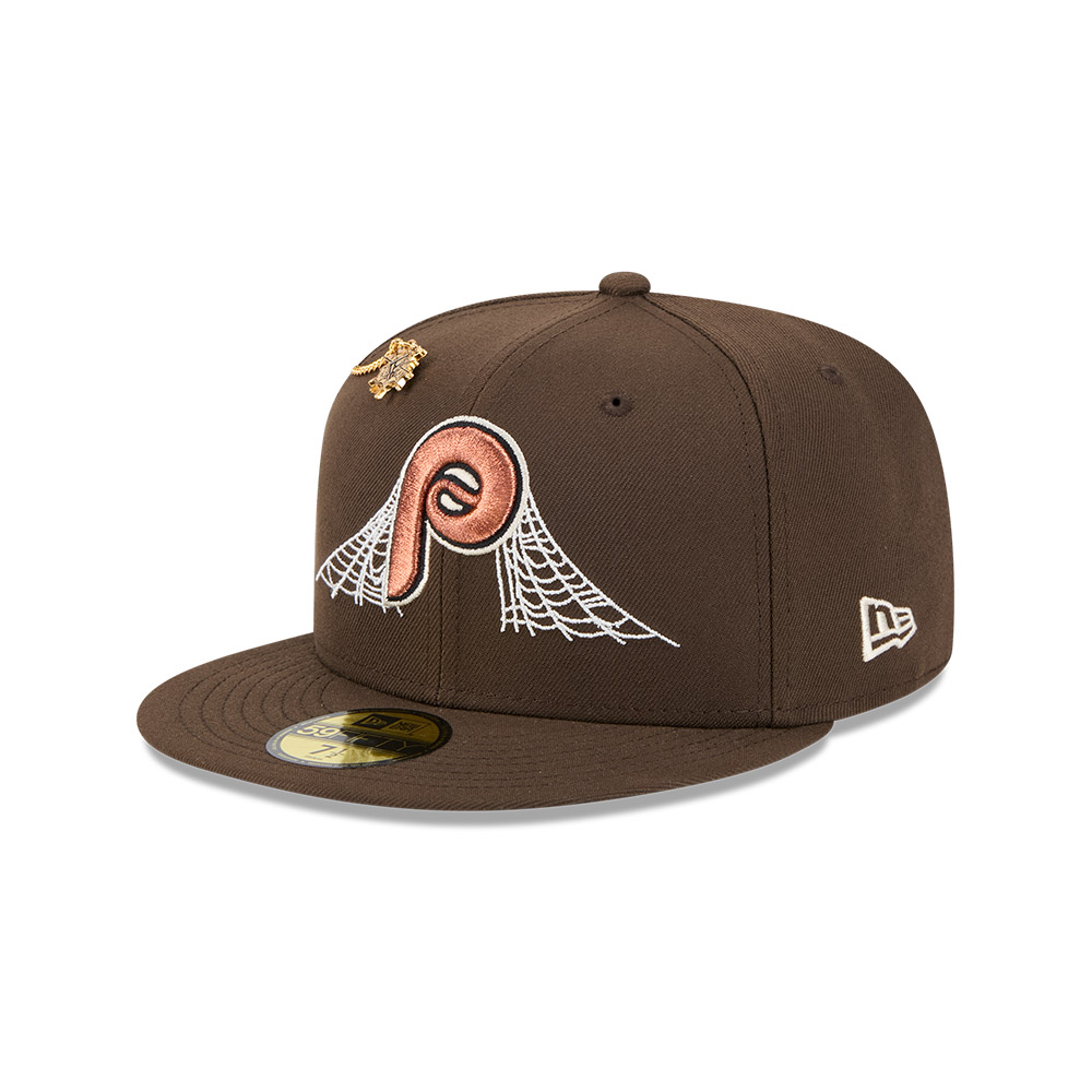 GORRA 59FIFTY MLB PHILADELPHIA PHILLIE NA ECOM EXCLUSIVE MARRÓN - 2