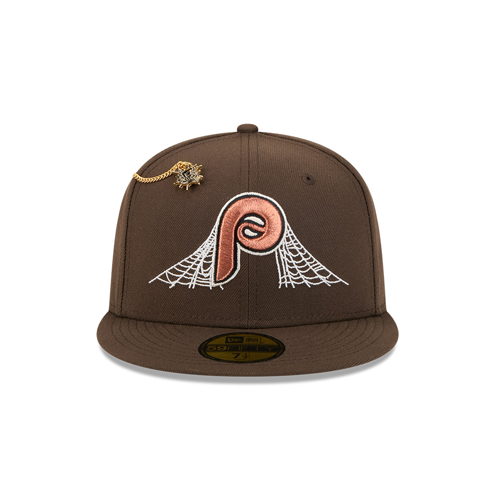 GORRA 59FIFTY MLB PHILADELPHIA PHILLIE NA ECOM EXCLUSIVE MARRÓN - 3