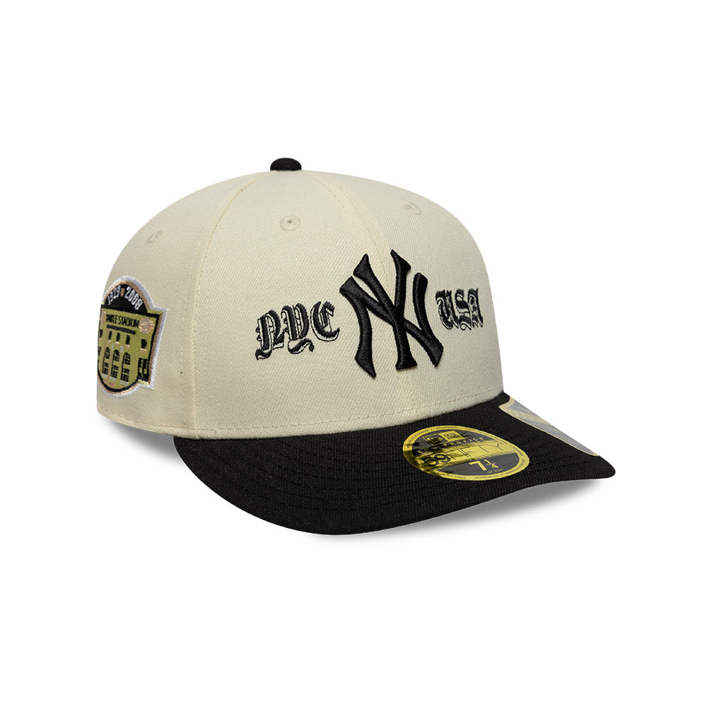 GORRA 59FIFTY MLB NEW YORK YANKEES COOPS LOGO BEIGE - 2