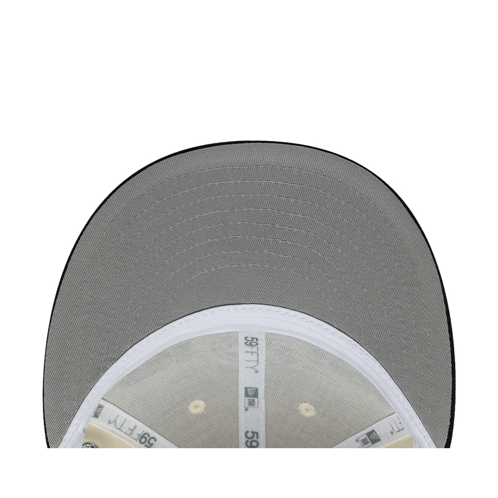 GORRA 59FIFTY MLB NEW YORK YANKEES COOPS LOGO BEIGE - 3