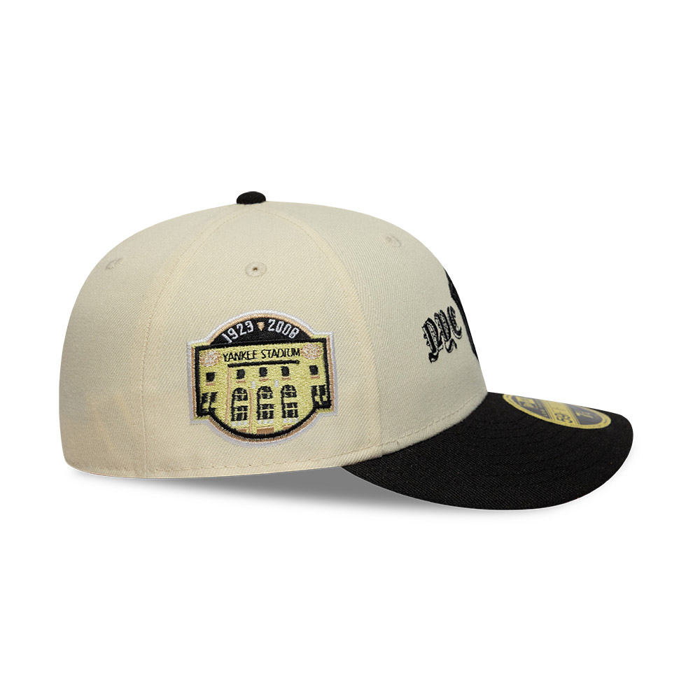 GORRA 59FIFTY MLB NEW YORK YANKEES COOPS LOGO BEIGE - 6