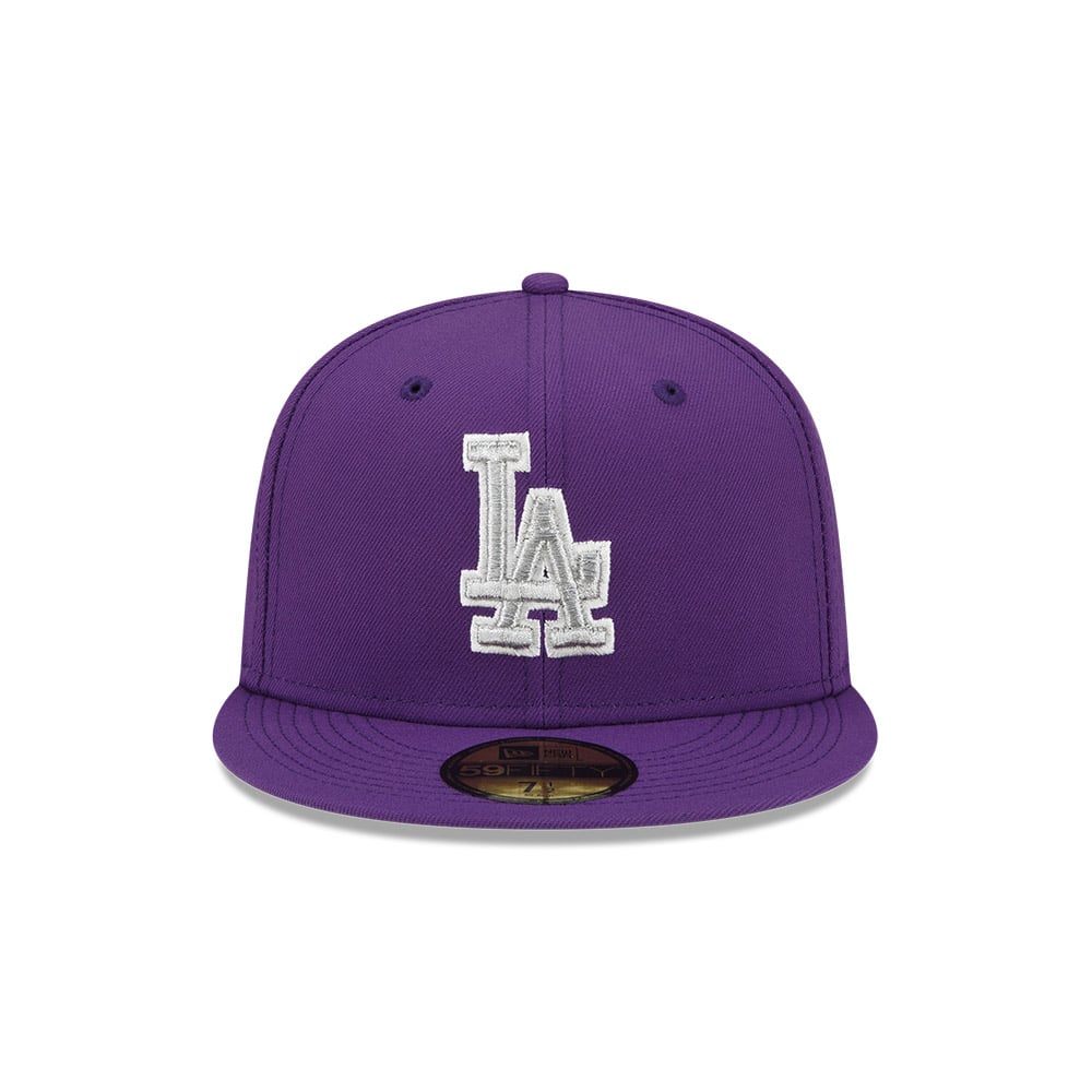 GORRA 59FIFTY MLB LOS ANGELES DODGERS MORADO - 3