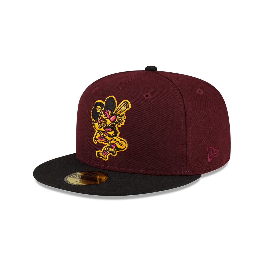 GORRA 59FIFTY MLB DETROIT TIGERS DARK PROPERTIES MORADO - 1