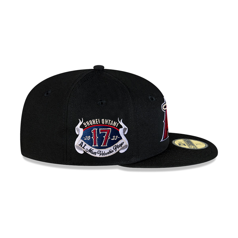 GORRA 59FIFTY MLB LOS ANGELES ANGELS MVP NEGRO - 6