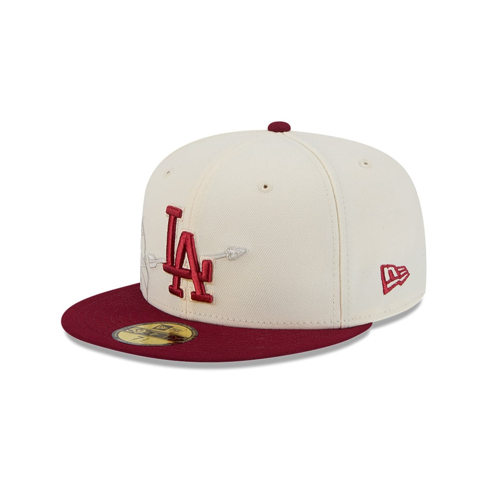 GORRA 59FIFTY MLB LOS ANGELES DODGERS NA ECOM CUSTOMS BLANCO - 1