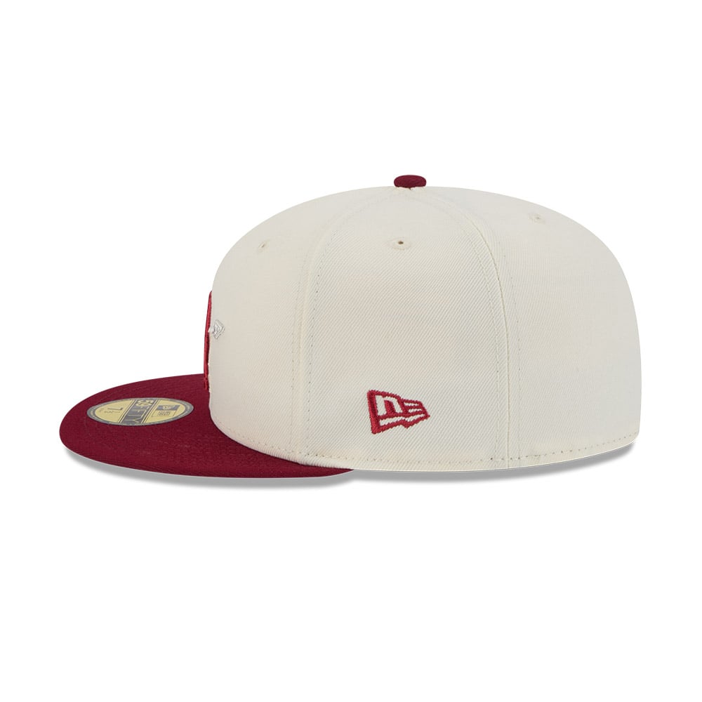 GORRA 59FIFTY MLB LOS ANGELES DODGERS NA ECOM CUSTOMS BLANCO - 4