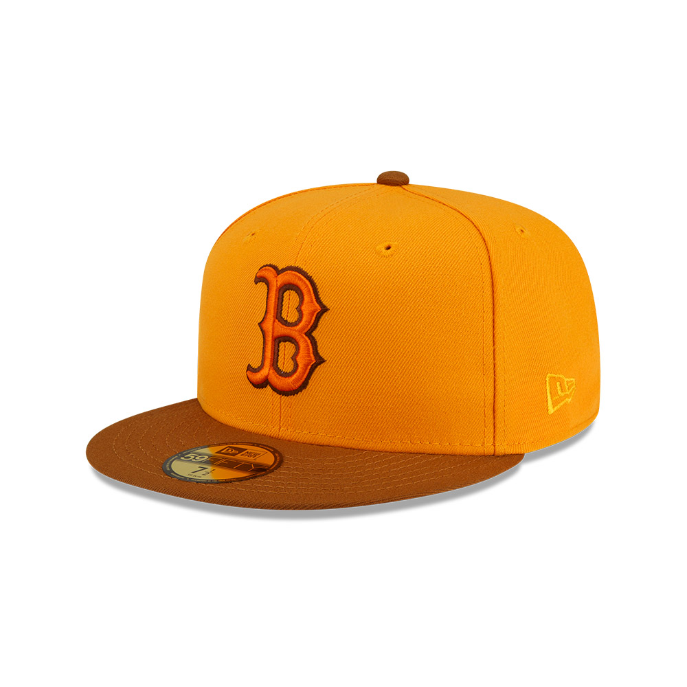 GORRA 59FIFTY MLB BOSTON RED SOX PROPERTIES NARANJA - 1