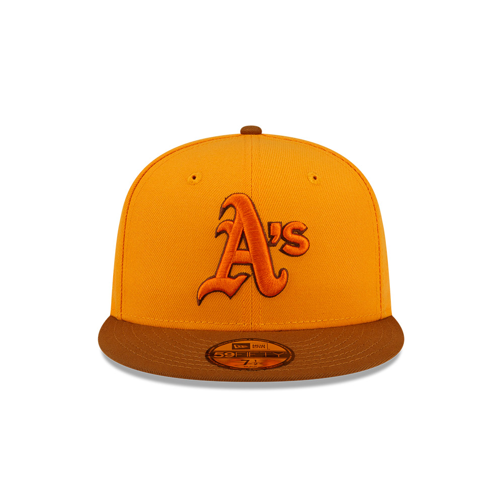 GORRA 59FIFTY MLB OAKLAND ATHLETICS PROPERTIES NARANJA - 3