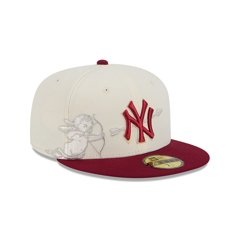 GORRA 59FIFTY MLB NEW YORK YANKEES NA ECOM CUSTOMS BLANCO - 2