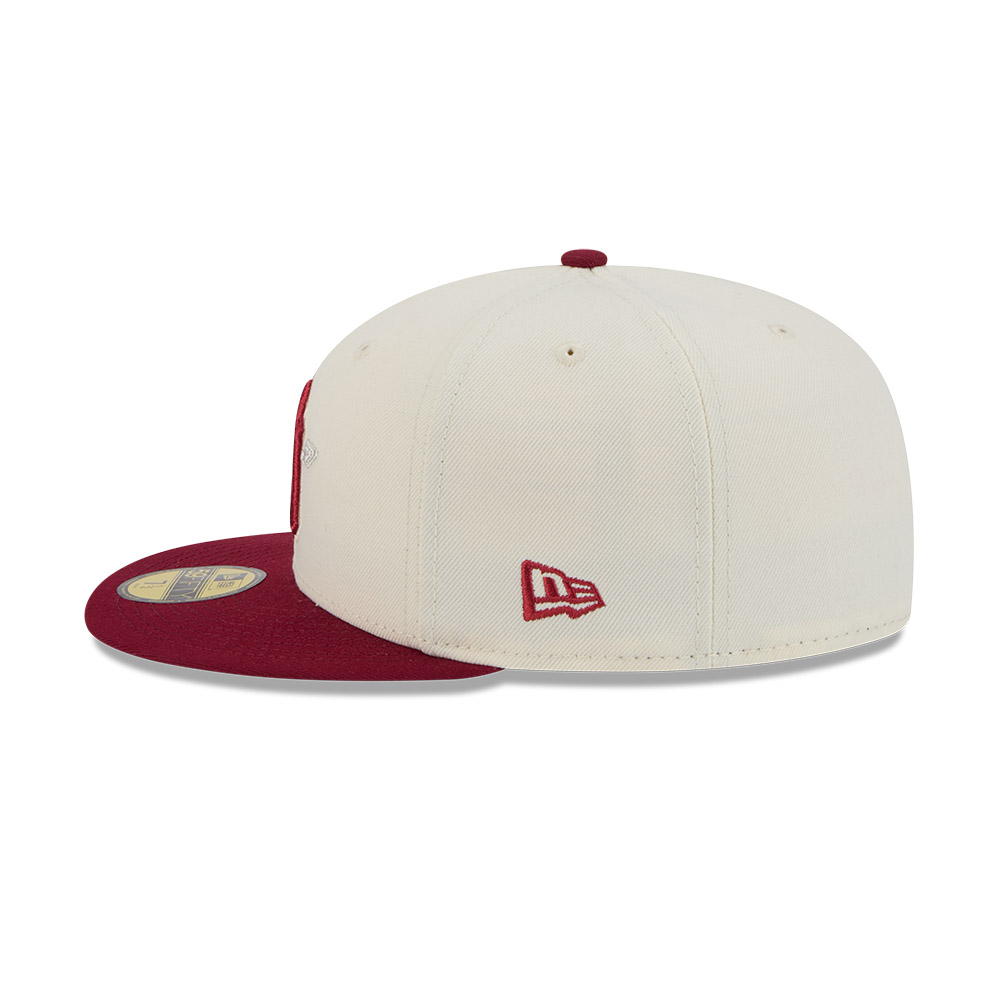 GORRA 59FIFTY MLB NEW YORK YANKEES NA ECOM CUSTOMS BLANCO - 4