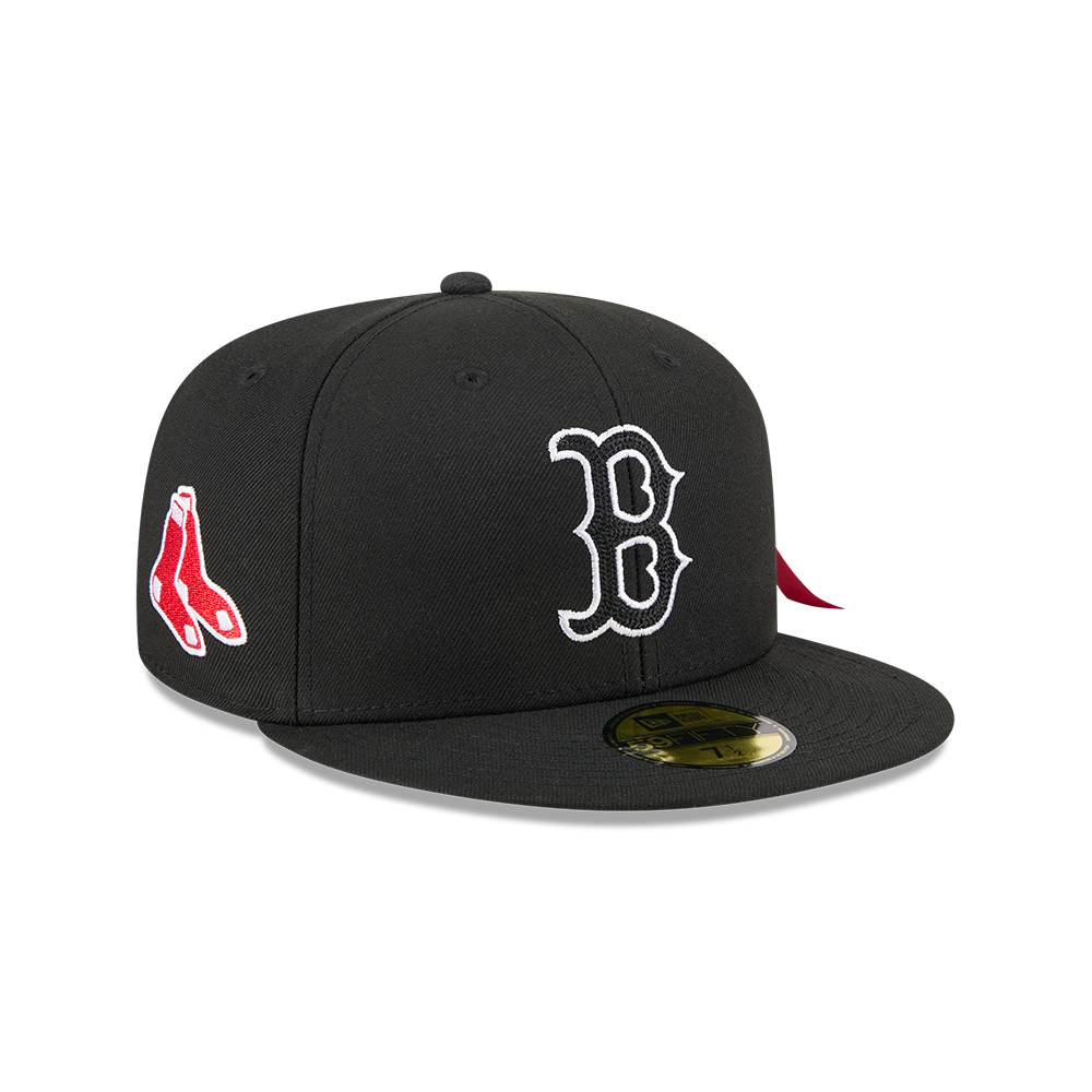 GORRA 59FIFTY MLB BOSTON RED SOX ALPHA INDUSTRIES NEGRO - 2