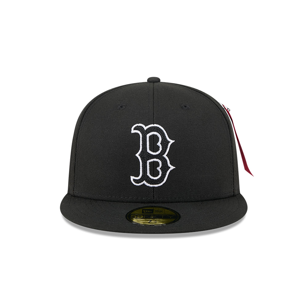 GORRA 59FIFTY MLB BOSTON RED SOX ALPHA INDUSTRIES NEGRO - 3