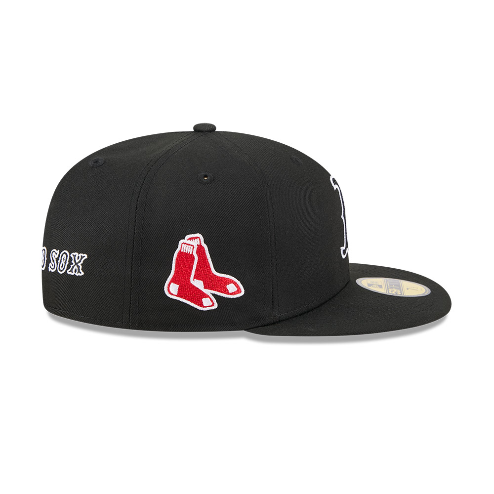 GORRA 59FIFTY MLB BOSTON RED SOX ALPHA INDUSTRIES NEGRO - 6