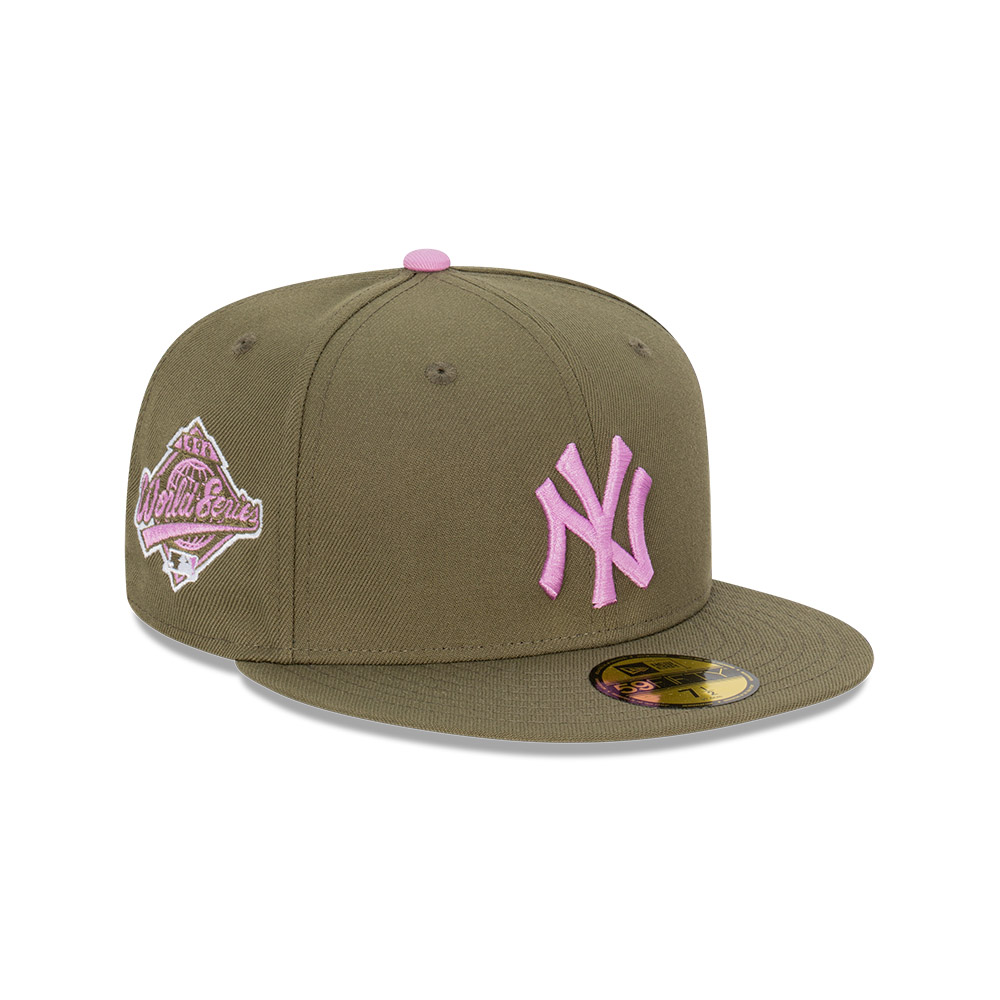 GORRA 59FIFTY MLB NEW YORK YANKEES LAVANDER FIELDS GREEN MED - 1