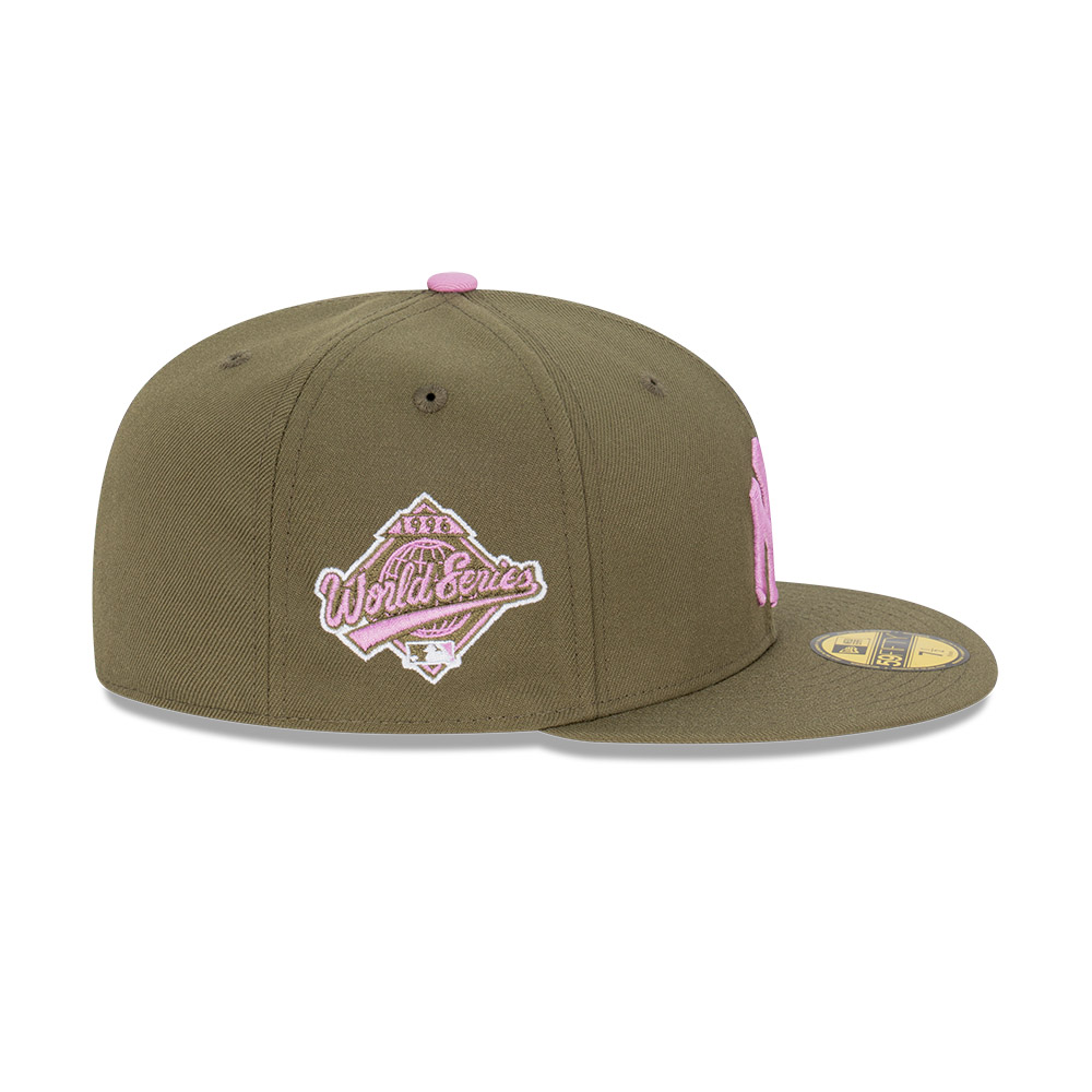 GORRA 59FIFTY MLB NEW YORK YANKEES LAVANDER FIELDS GREEN MED - 3