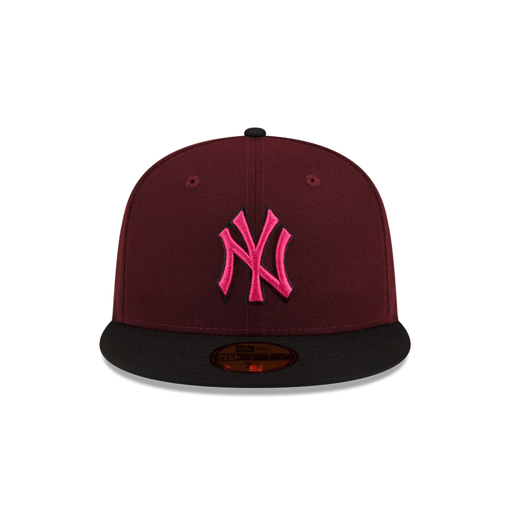 GORRA 59FIFTY MLB NEW YORK YANKEES DARK PROPERTIES MORADO - 3