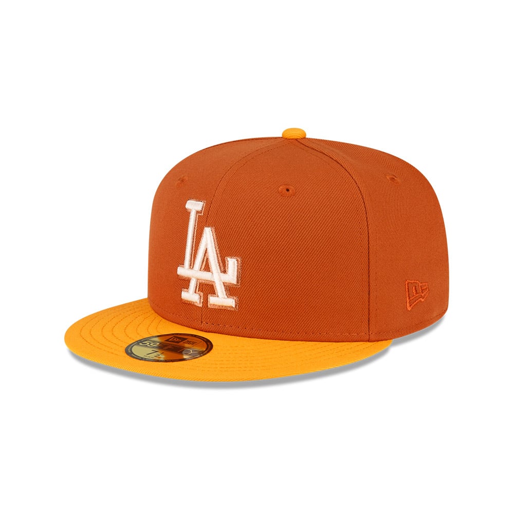 GORRA 59FIFTY MLB LA DODGERS RUST COPPER PROPERTIES NARANJA - 1