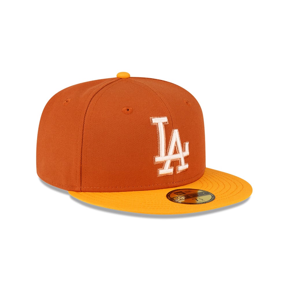 GORRA 59FIFTY MLB LA DODGERS RUST COPPER PROPERTIES NARANJA - 2