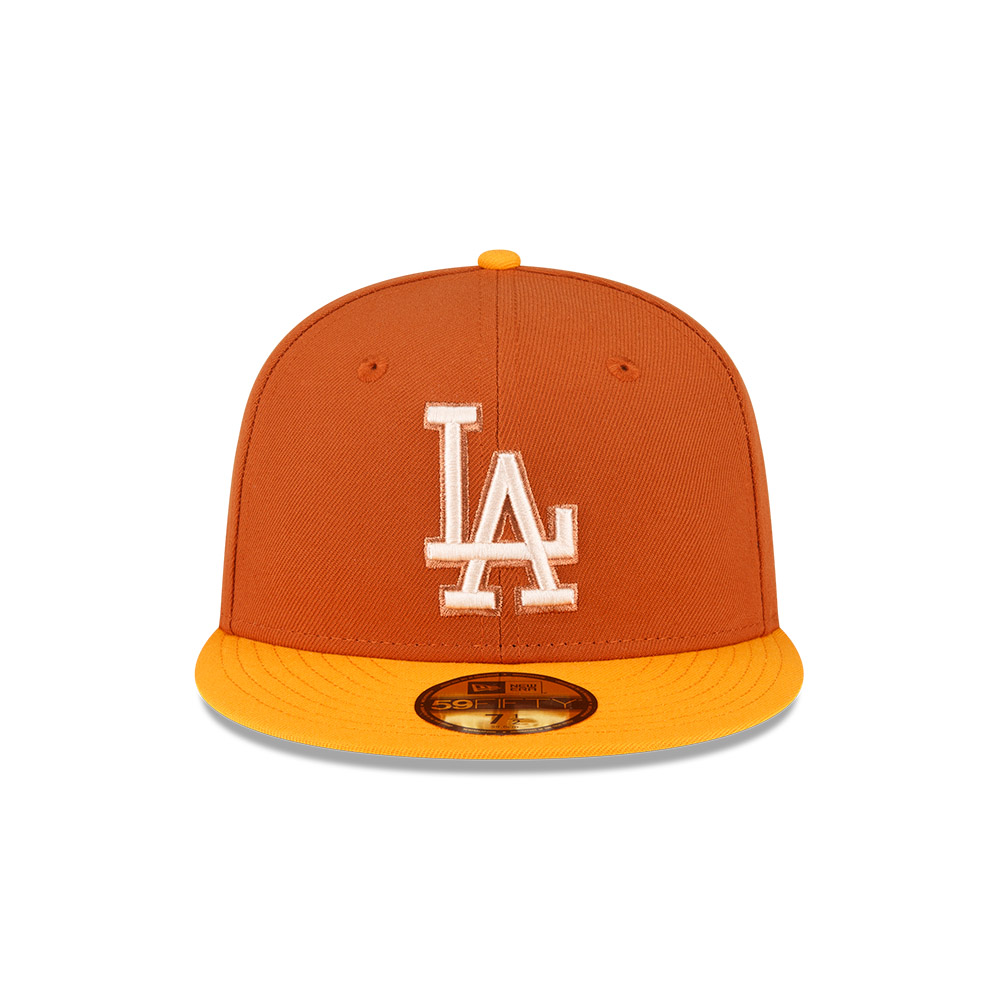 GORRA 59FIFTY MLB LA DODGERS RUST COPPER PROPERTIES NARANJA - 3