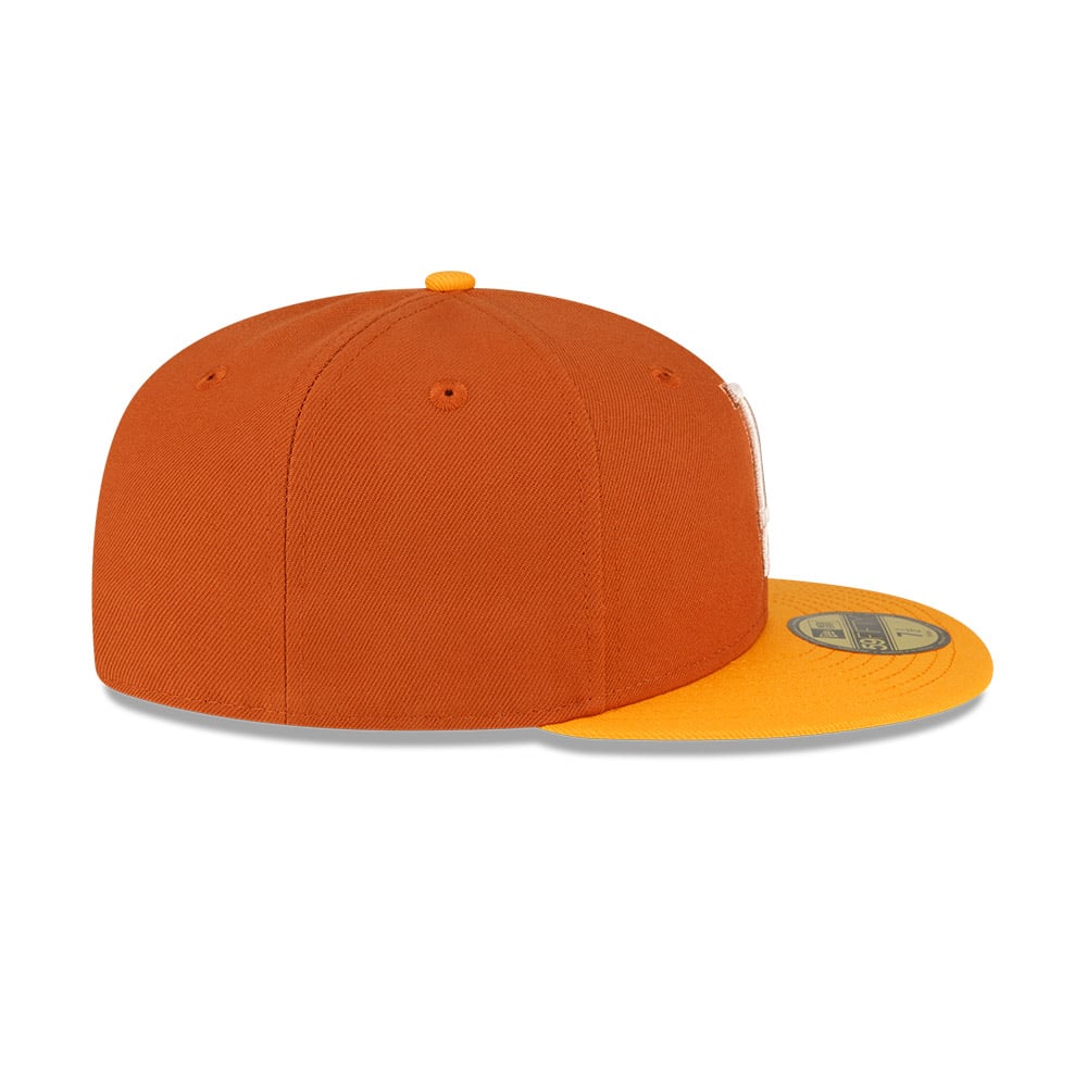 GORRA 59FIFTY MLB LA DODGERS RUST COPPER PROPERTIES NARANJA - 4