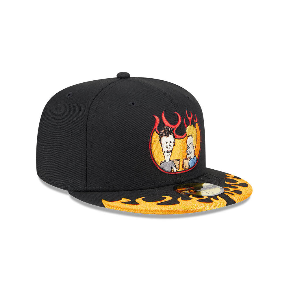 GORRA 59FIFTY NEW ERA BEAVIS AND BUTT-HEAD NEGRO - 1