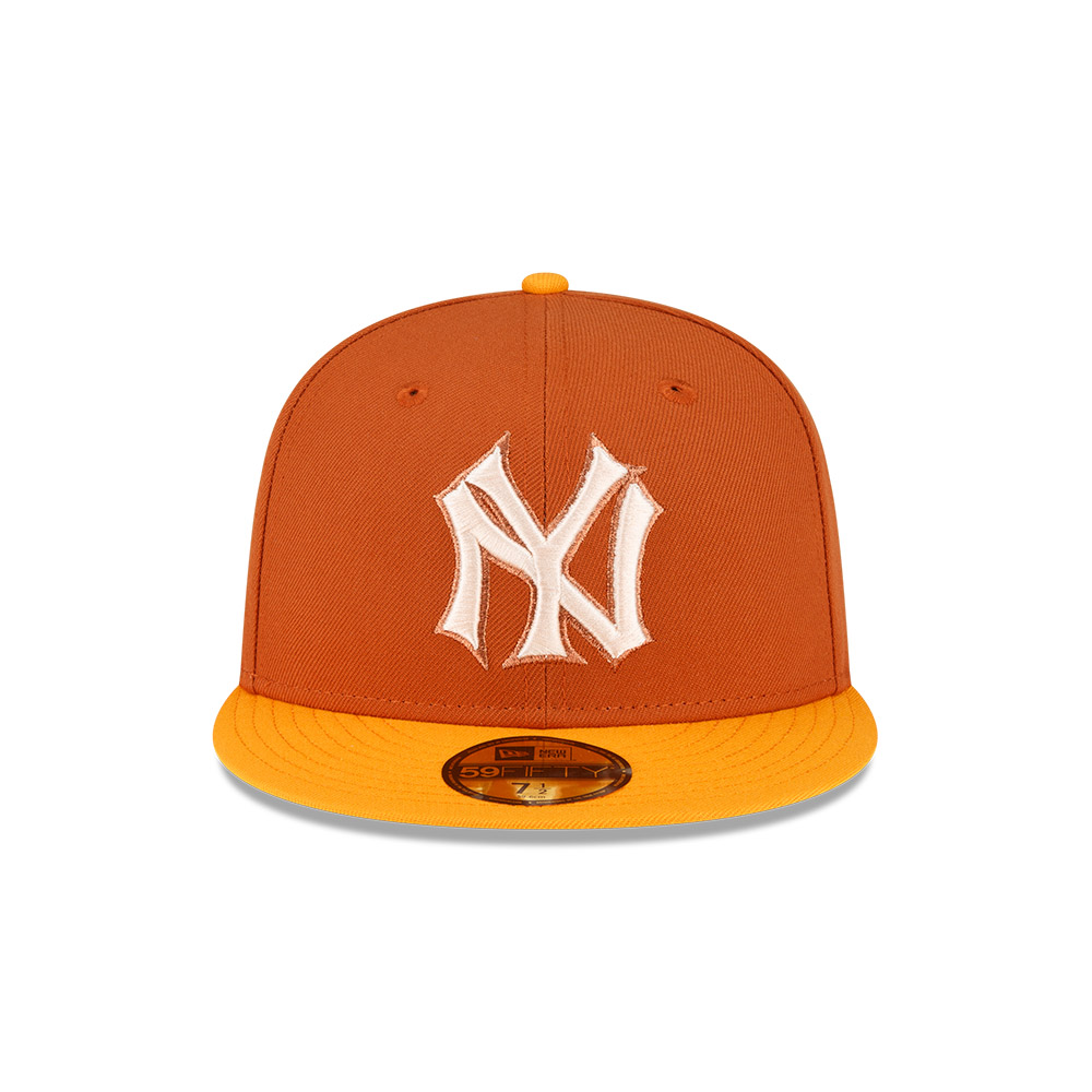 GORRA 59FIFTY MLB NY YANKEES RUST COPPER PROPERTIES NARANJA - 3