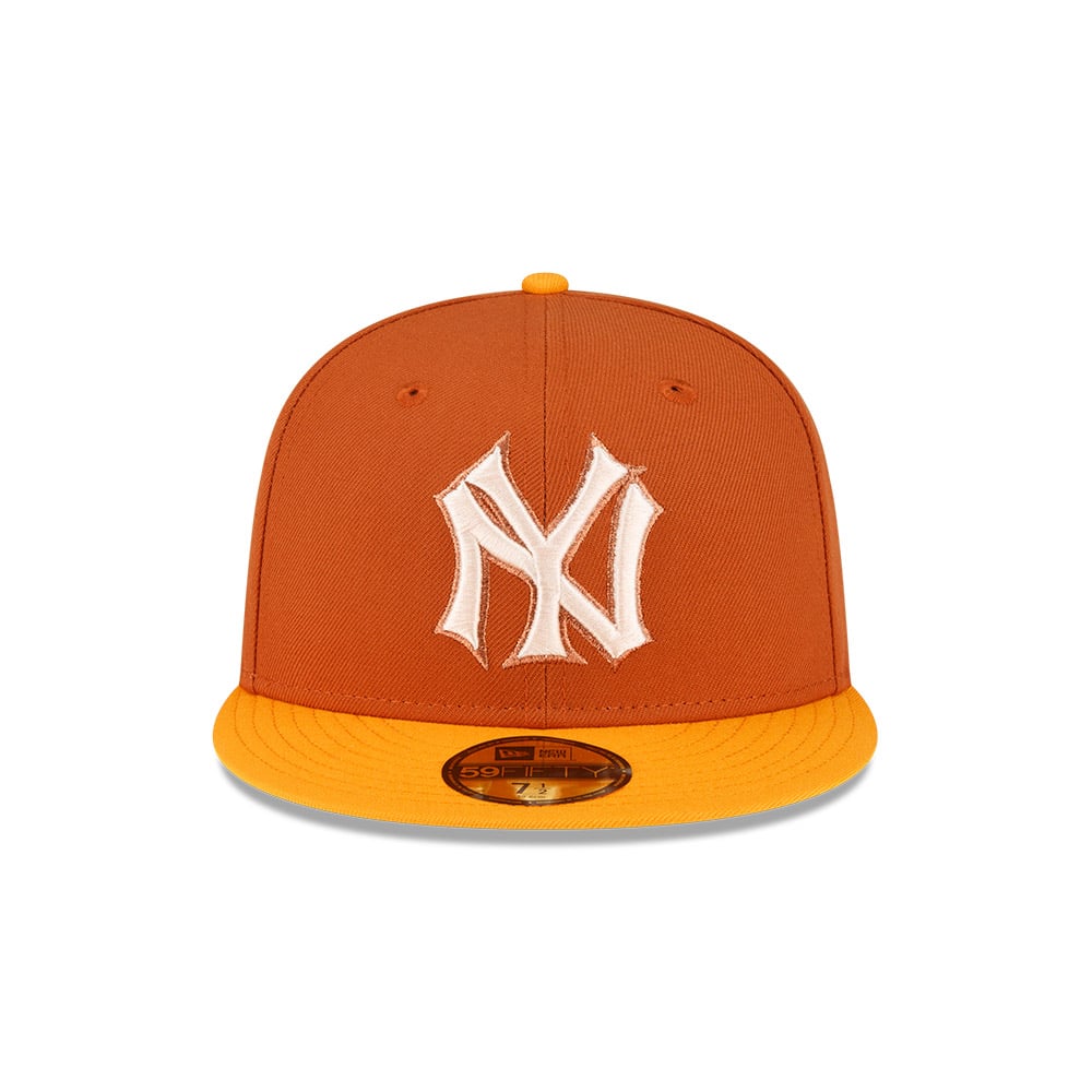GORRA 59FIFTY MLB NY YANKEES RUST COPPER PROPERTIES NARANJA - 3