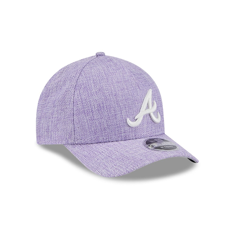 GORRA 9FORTY MC AF MLB ATLANTA BRAVES COTTON WEAVE MORADO - 2
