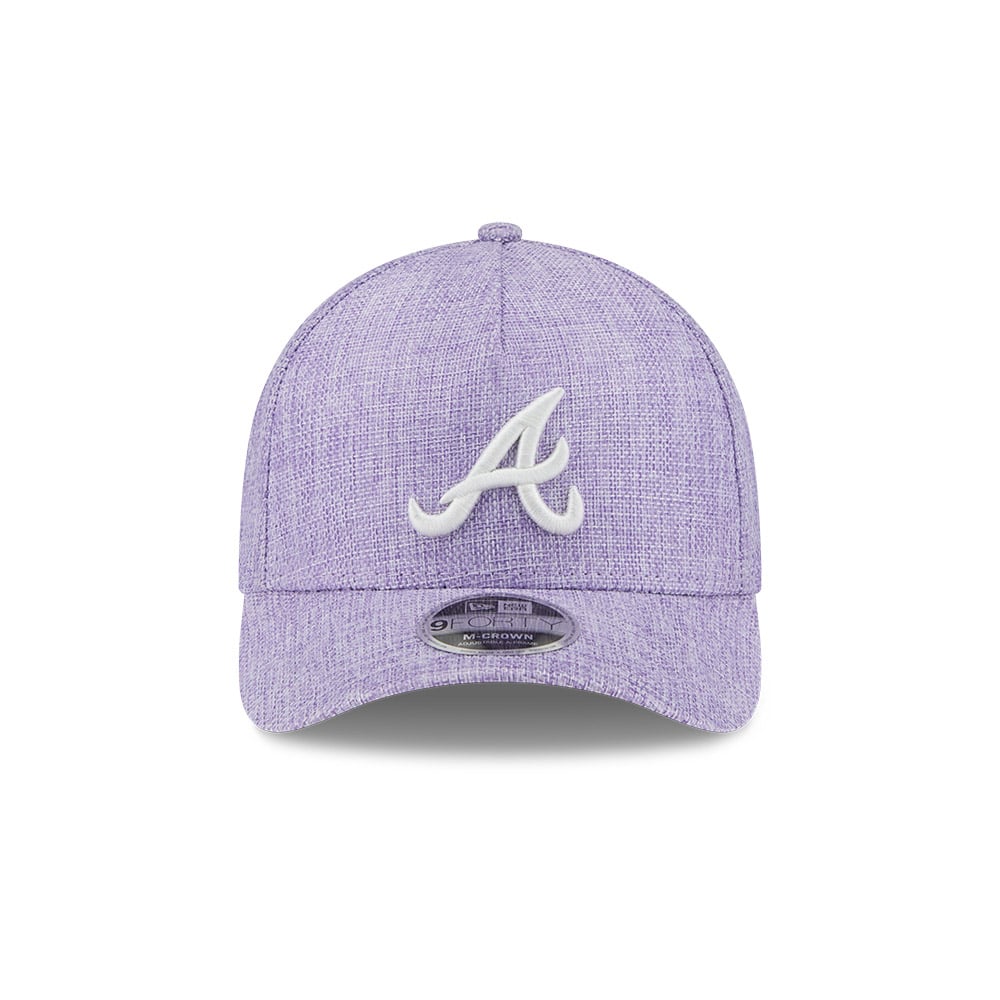 GORRA 9FORTY MC AF MLB ATLANTA BRAVES COTTON WEAVE MORADO - 3
