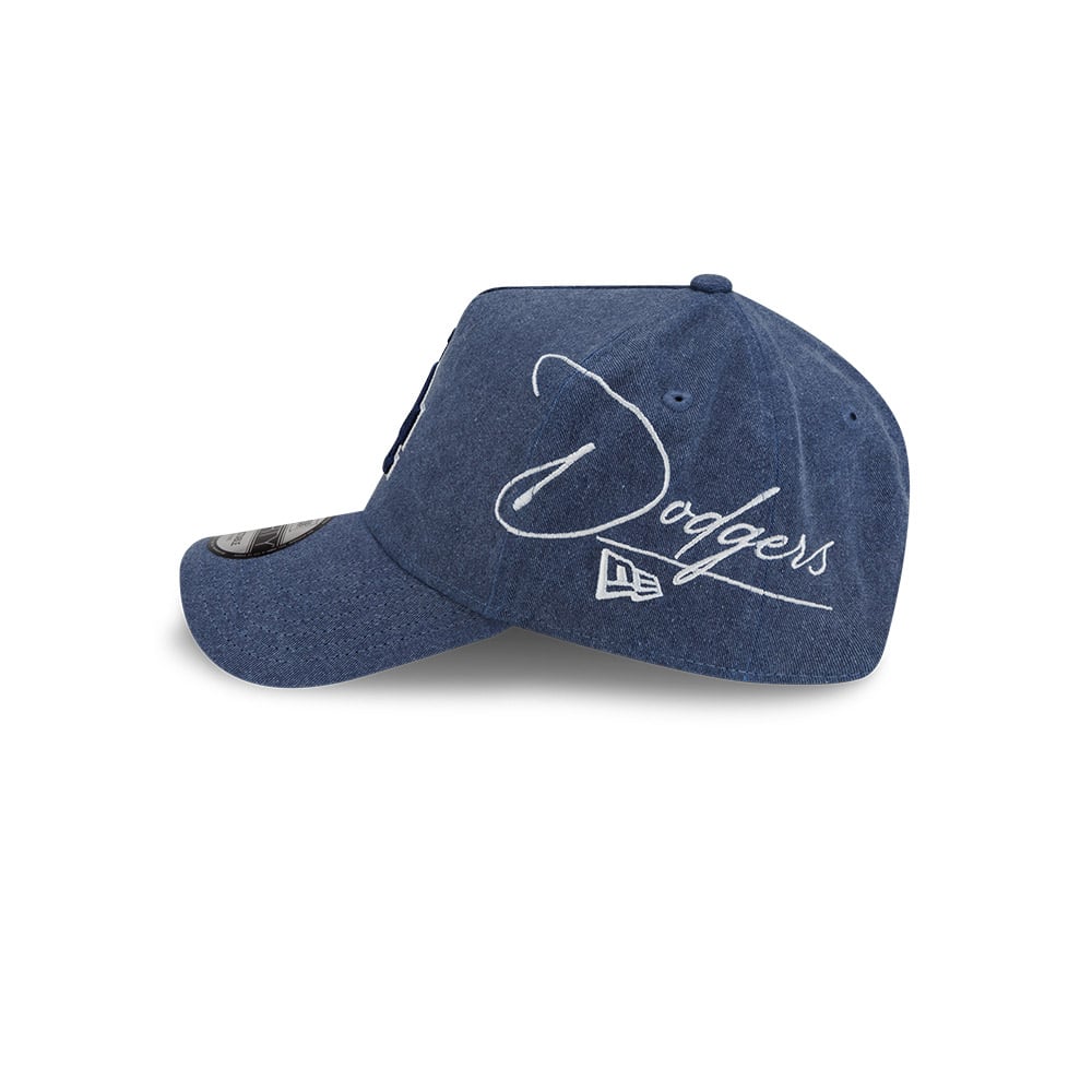 GORRA 9FORTY MLB LOS ANGELES DODGERS SCRIPT WASH AZUL - 4