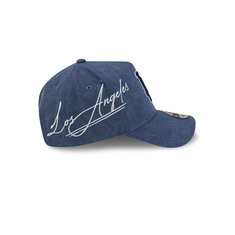 GORRA 9FORTY MLB LOS ANGELES DODGERS SCRIPT WASH AZUL - 6