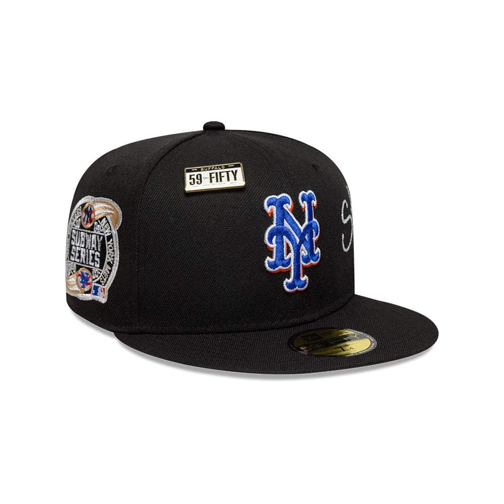 GORRA 59FIFTY MLB NEW YORK METS SUBWAY SERIES NEGRO - 1