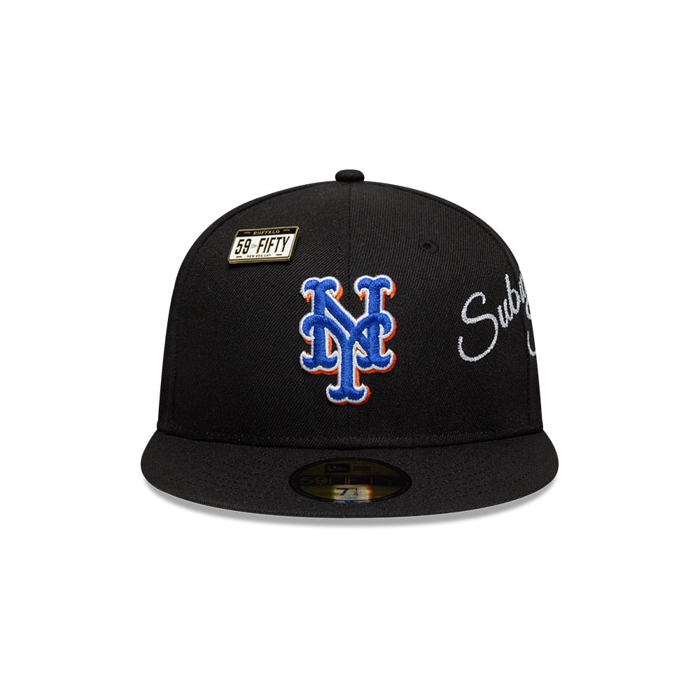 GORRA 59FIFTY MLB NEW YORK METS SUBWAY SERIES NEGRO - 3