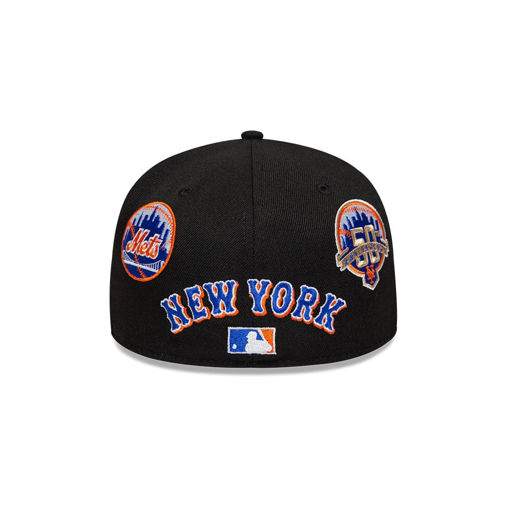 GORRA 59FIFTY MLB NEW YORK METS SUBWAY SERIES NEGRO - 5