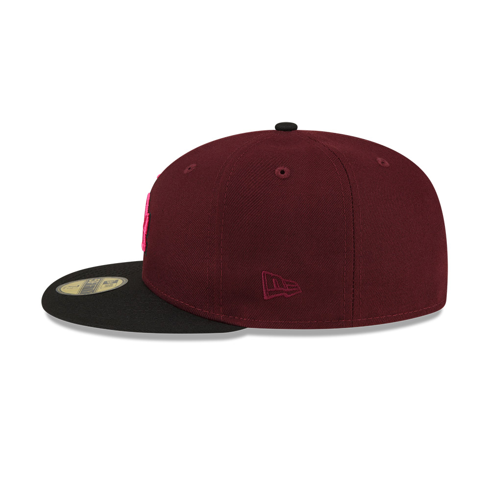 GORRA 59FIFTY MLB LOS ANGELES DODGERS DARK PROPERTIES MORADO - 5