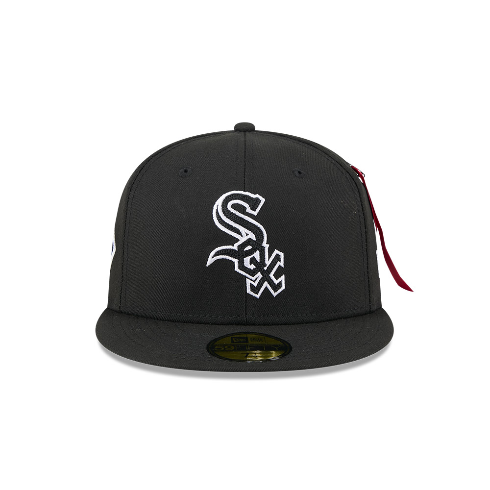 GORRA 59FIFTY MLB CHICAGO WHITE SOX ALPHA INDUSTRIES NEGRO - 3