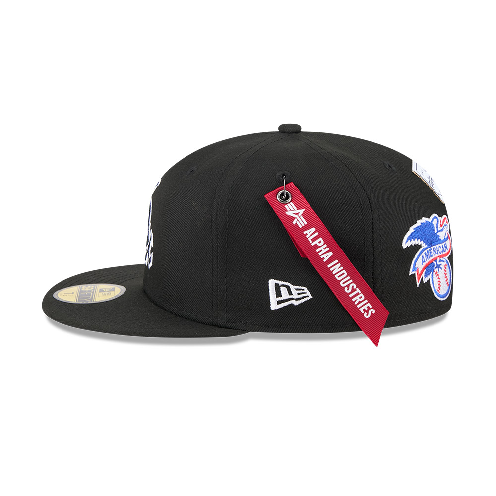 GORRA 59FIFTY MLB CHICAGO WHITE SOX ALPHA INDUSTRIES NEGRO - 4