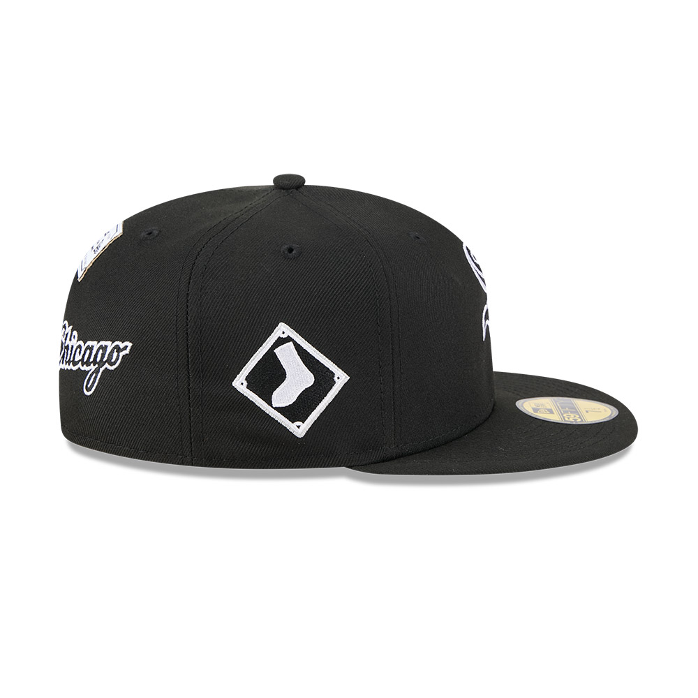 GORRA 59FIFTY MLB CHICAGO WHITE SOX ALPHA INDUSTRIES NEGRO - 6