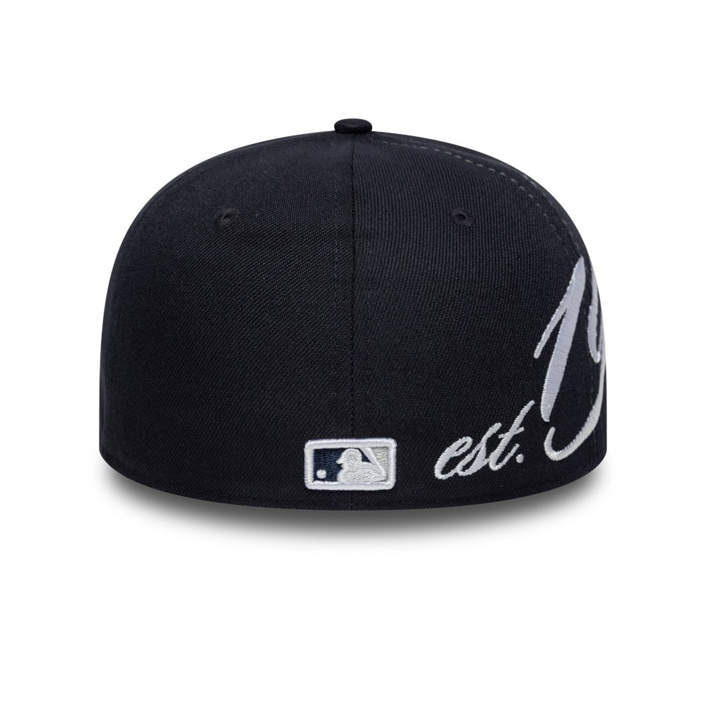 GORRA LP 59FIFTY MLB NEW YORK YANKEES EST SCRIPT AZUL - 4