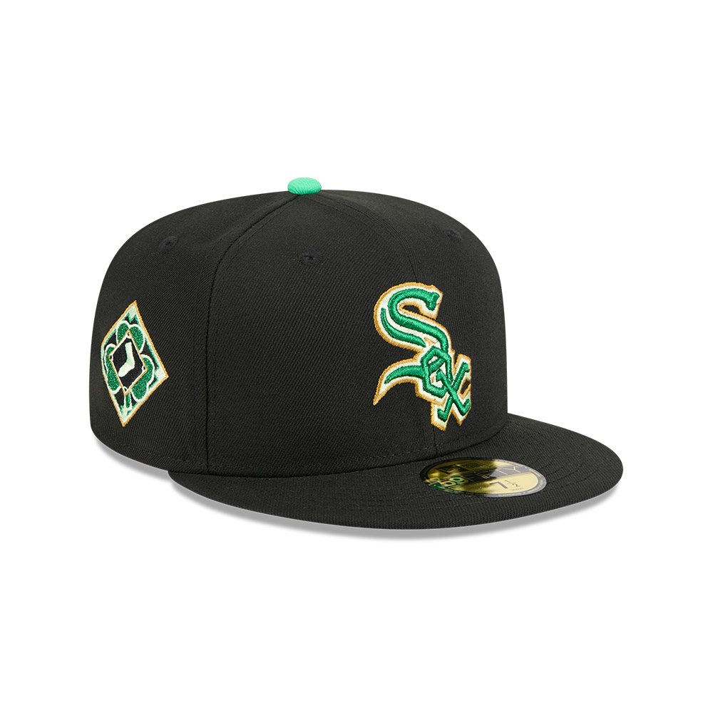GORRA 59FIFTY MLB CHICAGO WHITE SOX ST PATRICK'S NEGRO - 1