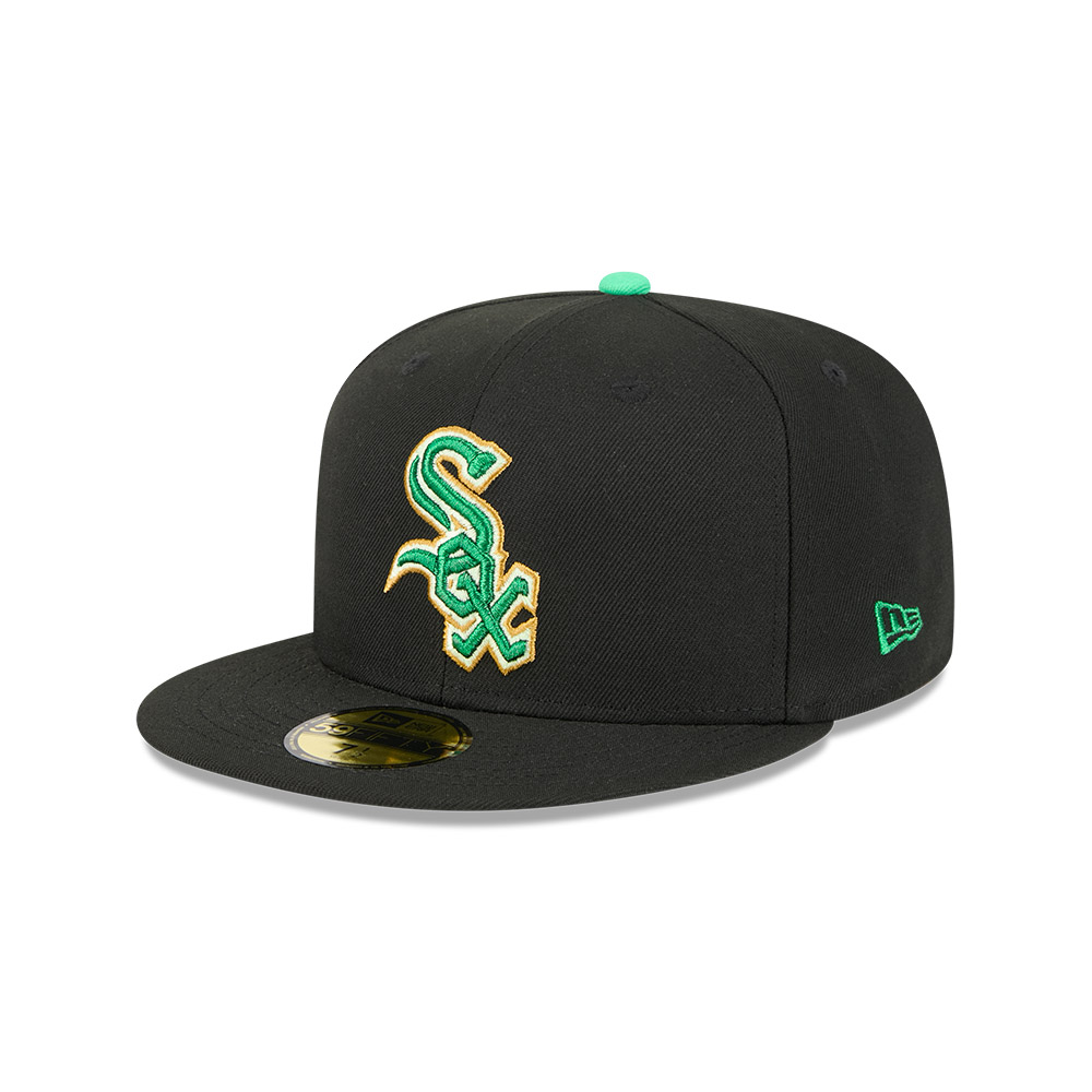 GORRA 59FIFTY MLB CHICAGO WHITE SOX ST PATRICK'S NEGRO - 2