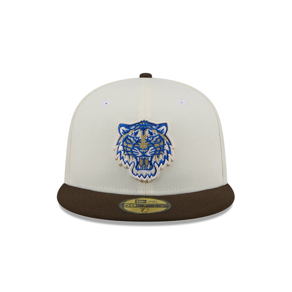 GORRA 59FIFTY MLB DETROIT TIGERS CHROME WALNUT CREMA - 3