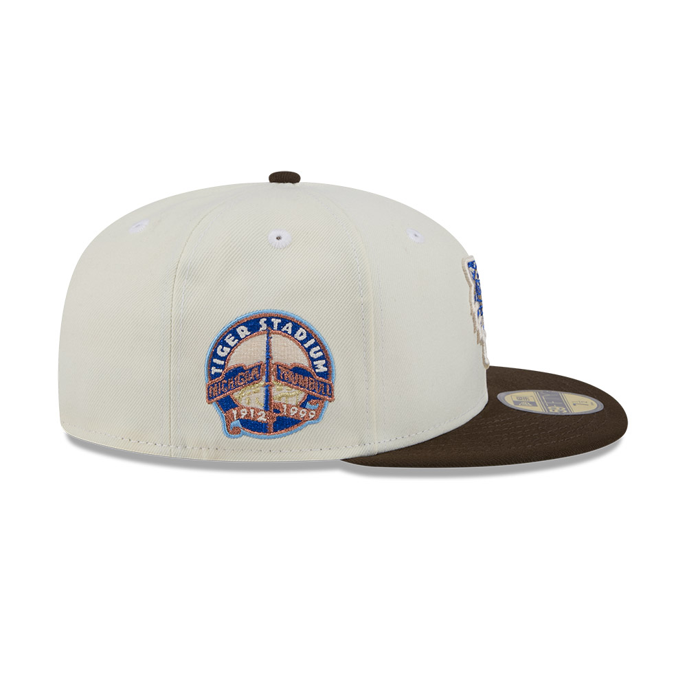 GORRA 59FIFTY MLB DETROIT TIGERS CHROME WALNUT CREMA - 6